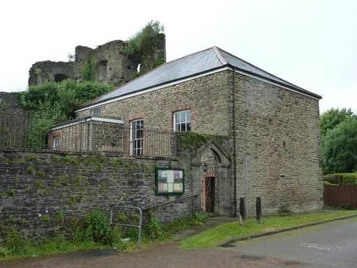 Situated beside Neath Castle remains with spacious garden.