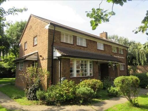 Pleasing with a domestic character and a still-framed windows and doors.