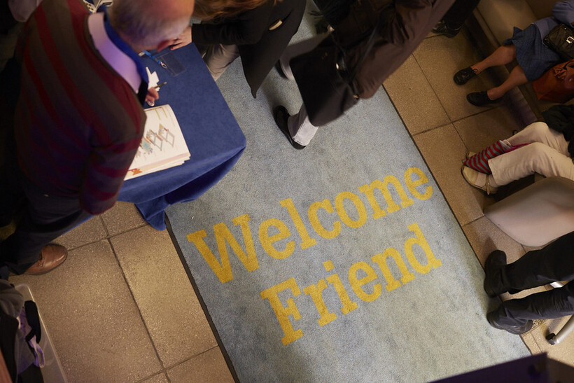 Welcome Friend. Photo: Mike Pinches for Quakers in Britain