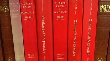 Quaker faith & practice books of various editions 