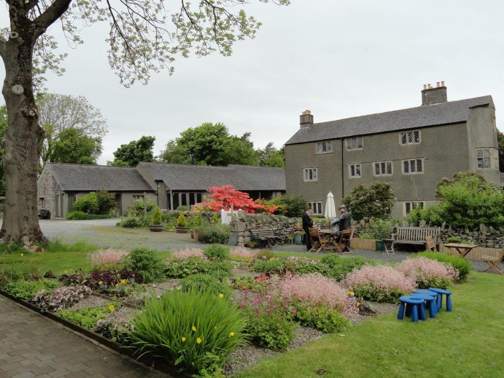 Swarthmoor Hall, home of Margaret Fell and headquarters of early Quakers, now tranquil.