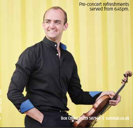 Benjamin Baker (violin) plays an unaccompanied programme of three Baroque works by Bach, interwoven with two solo violin works by Ysaÿe & Kurtag.