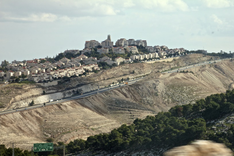 Israeli settlement on hilltop