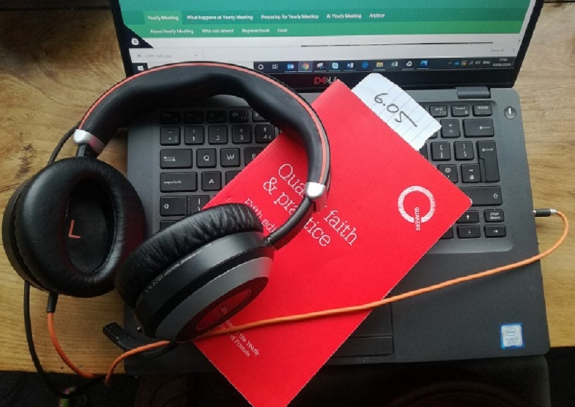red Qf&p,  bookmark 6.05 and headphones