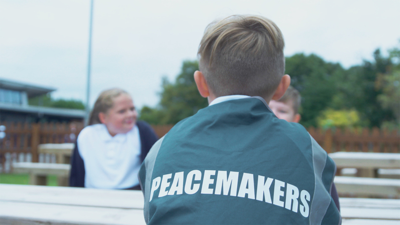 Peace education helps students feel part of the school community.