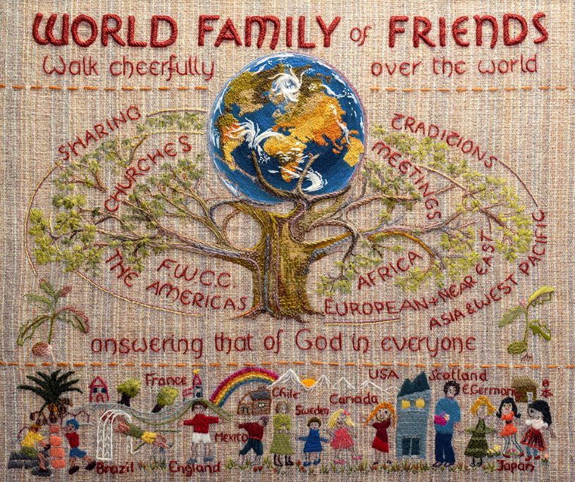 tapestry of a tree and world and words