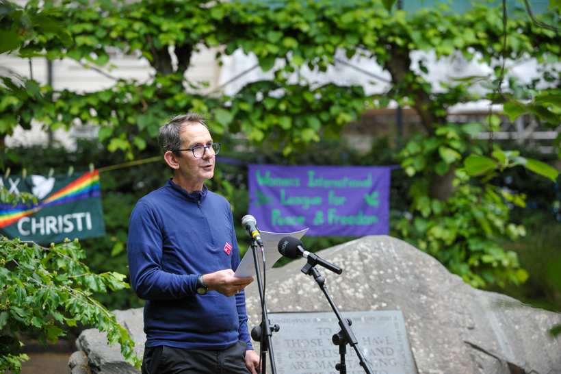 The cycle of violence is broken each and every time someone exercises their globally recognised right and refuses to take part in killing. Image: Michael Preston for Quakers in Britain