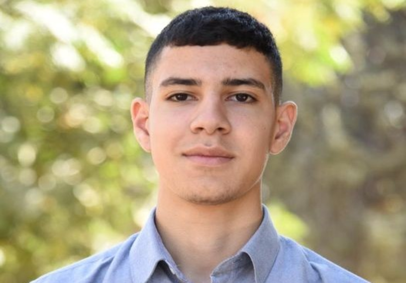 Boy in school uniform