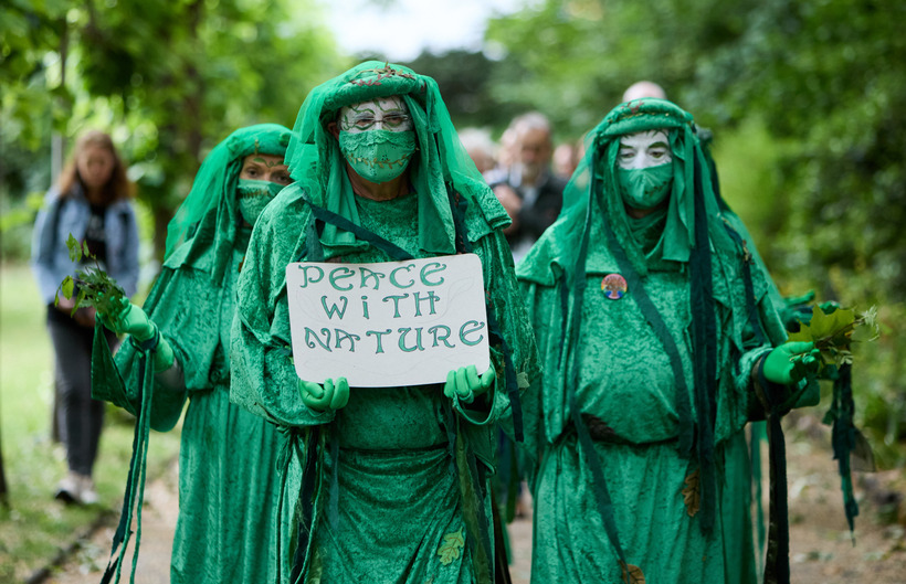 Injustice requires a group to believe they are separate from and superior to another group (or nonhuman nature) that they are therefore entitled to exploit. Photo by Mike Pinches for Quakers in Britain.