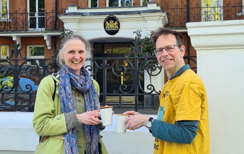 A symbolic reminder that good things happen when we combine different countries' contributions. Photo: Joint Public Issues Team